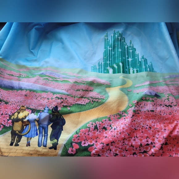 Unique Vintage X The Wizard Of Oz Yellow Brick Road Swing Skirt, VGUC, Size 2X - Picture 8 of 9